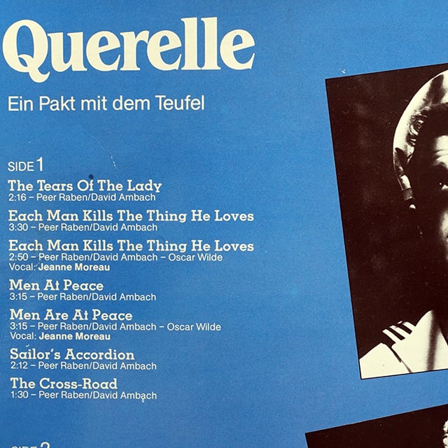 Peer Raben Querelle O.S.T. 「ケレル」 R.W.ファスビンダー監督 | タイムカプセル Peer Raben Querelle O.S.T. 「ケレル」 R.W.ファスビンダー監督 | タイムカプセル