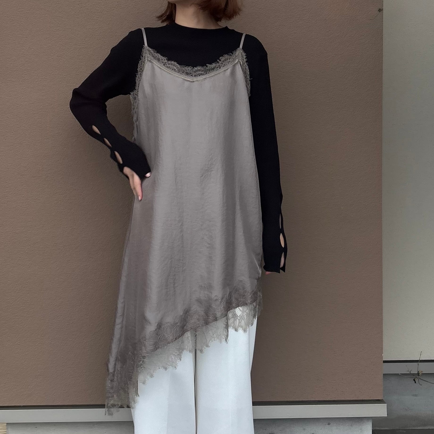 【 CLOCHE 】 レースキャミチュニック