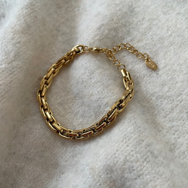 18KGP chain bracelet  B1107 （ブレスレット／ステンレス／316L）