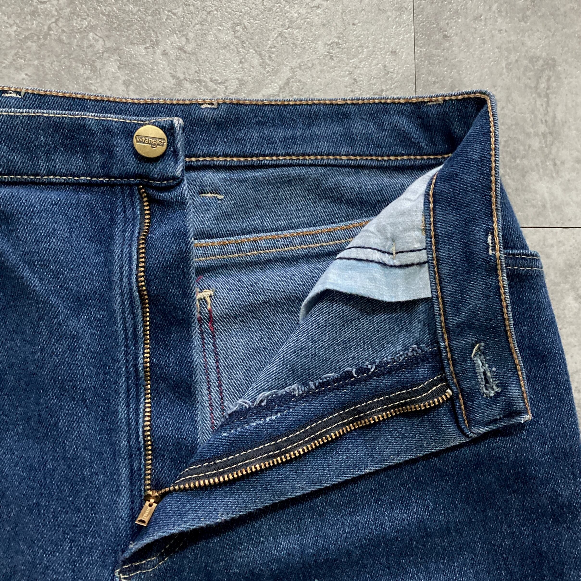 70s-80s】 USA製 Wrangler ラングラー 表記16 アメリカ製 ジッパー