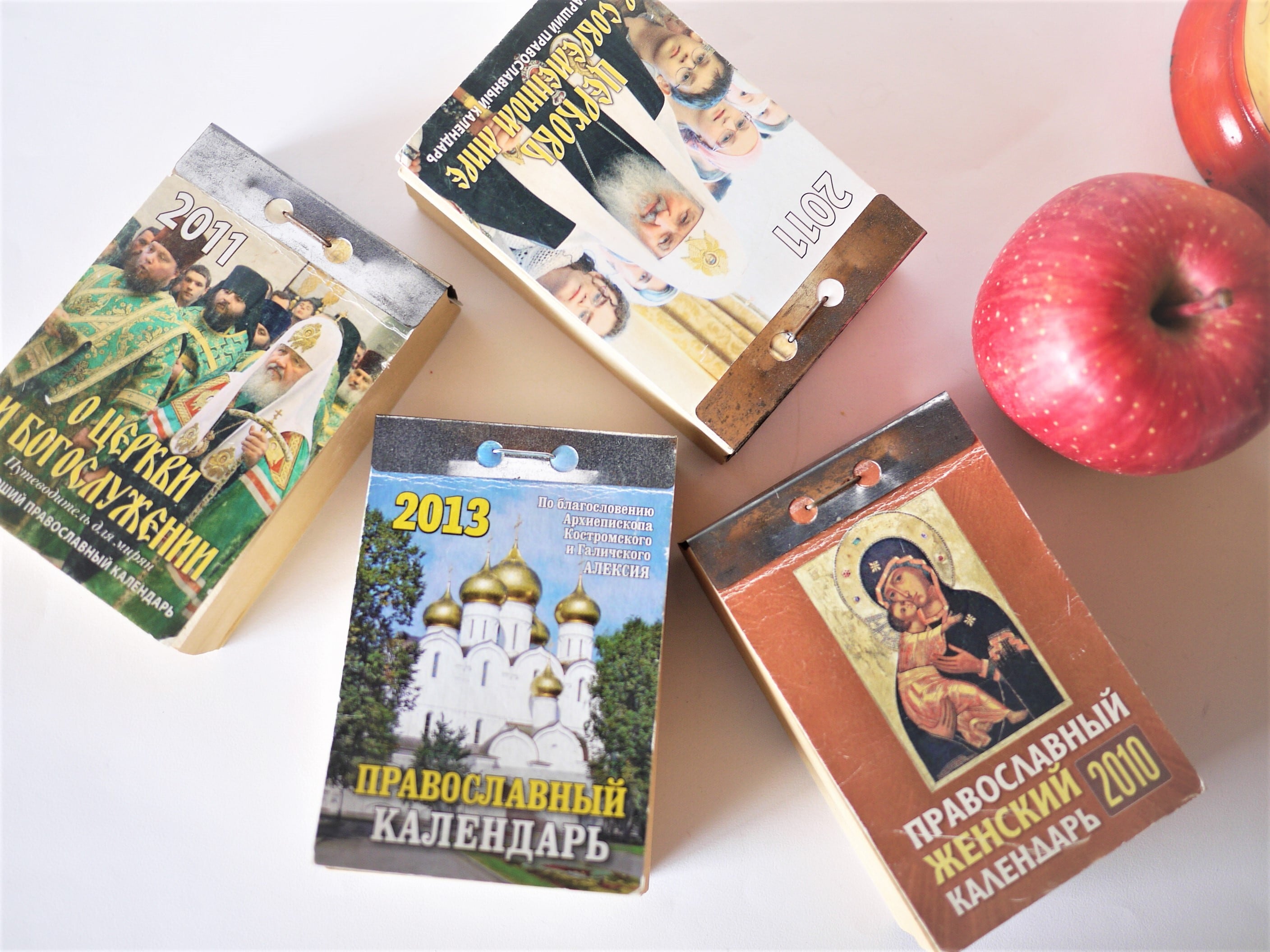 ロシア 古いカレンダー 日めくり ロシア正教会 RUSSIA