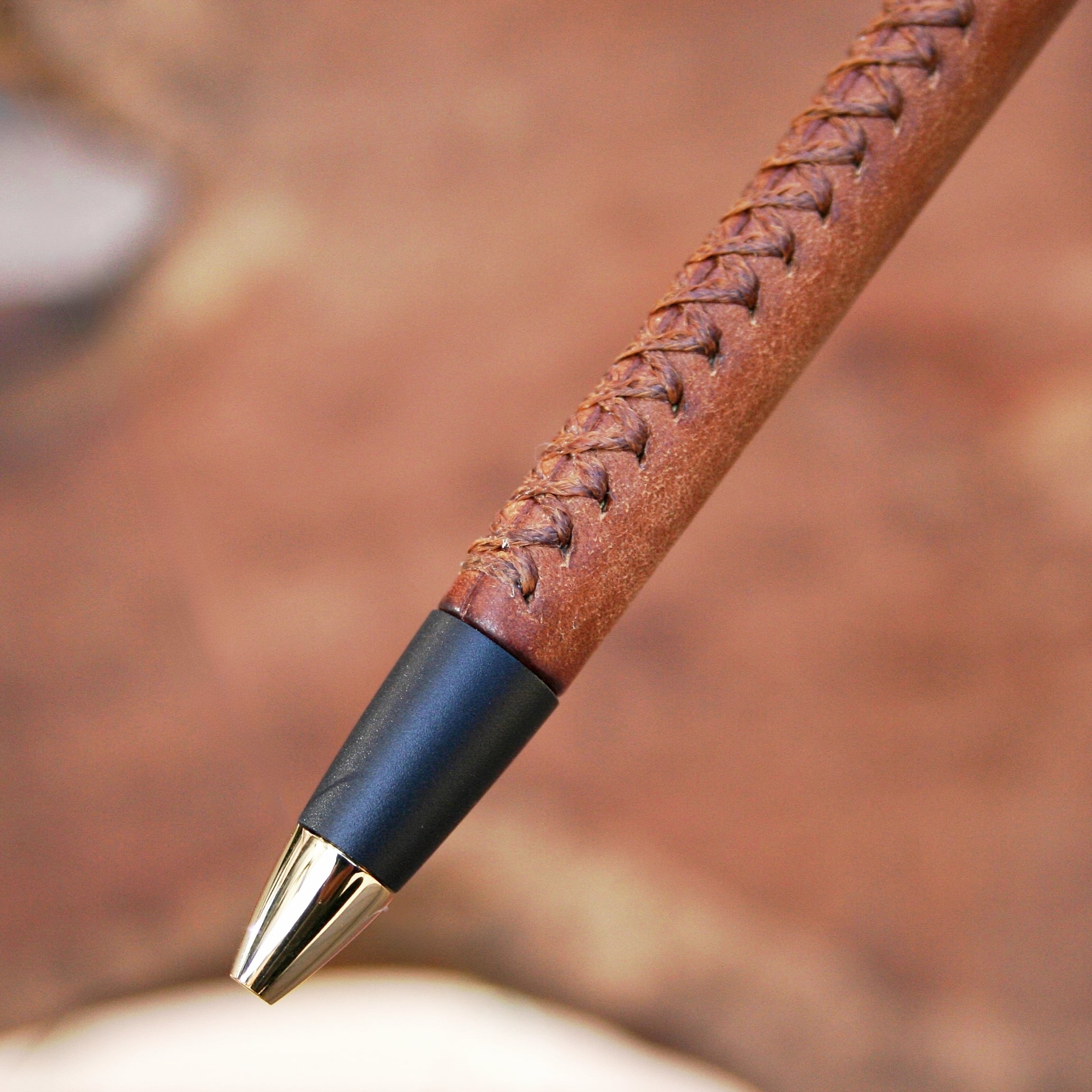 シックザール　シャーペン　プエブロコニャック Schicksal/シックザール】革軸ペン シャーペン 0.5mm (プエブロ