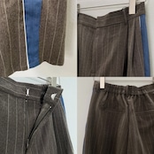 ピンストライプトラックスPT/ブラウン