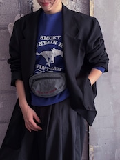 Bababa original/Feelings Waist bag(Gray)