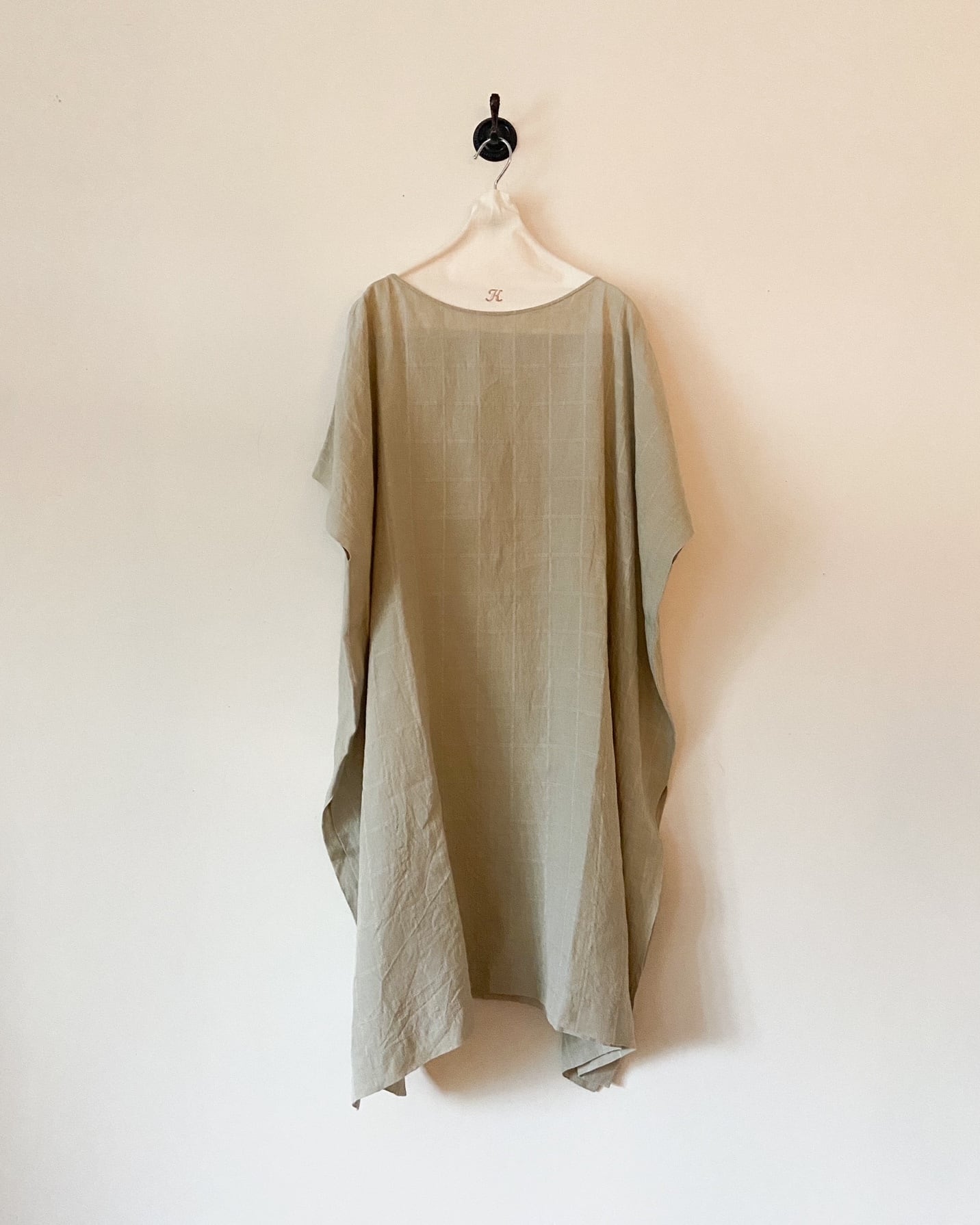 evam eva リネンステッチポンチョ linen stitches poncho | evam eva