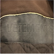 【Vetements】ヴェトモン "VAGABOND TIE COAT" オーバーサイズ ウールコート