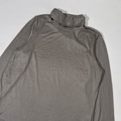 Mademoiselle NON NON マドモアゼルノンノン タートルネック 長袖 Tシャツ カットソー L/グレー系 レディース