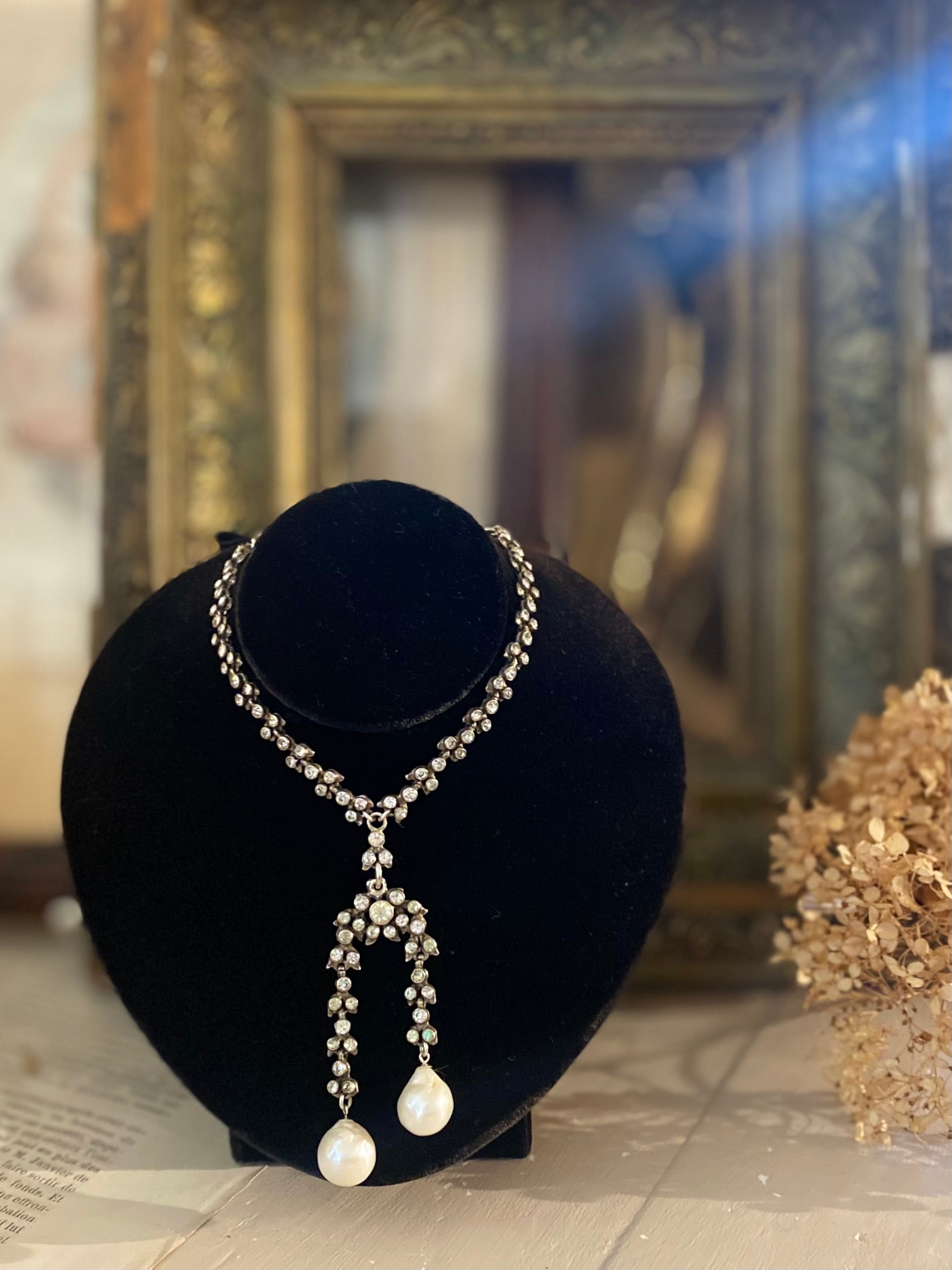 シルバー バロックパールペンダント