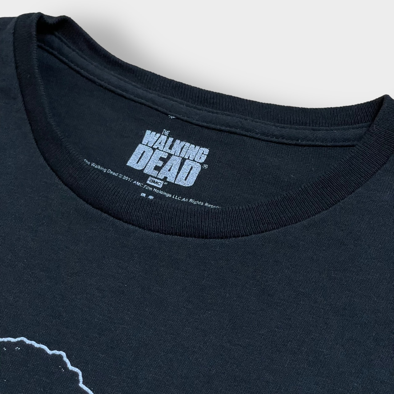 【The Walking Dead】ウォーキングデッド Tシャツ ダリル 背中 海外ドラマ ゾンビ M 黒 半袖 us古着