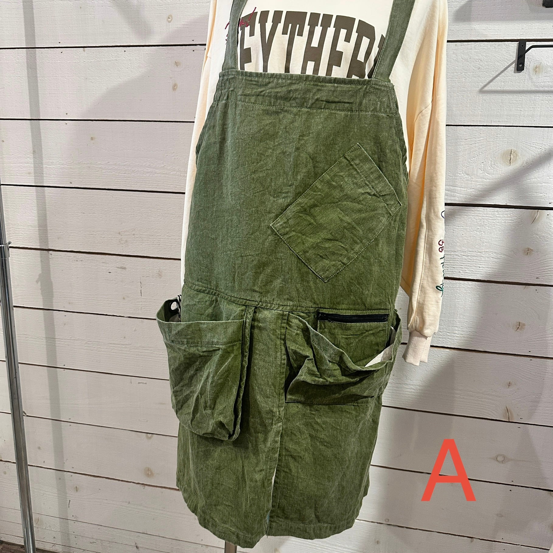 『People's』アンドパッカブル　ワークエプロン　男女兼用　フリーサイズ