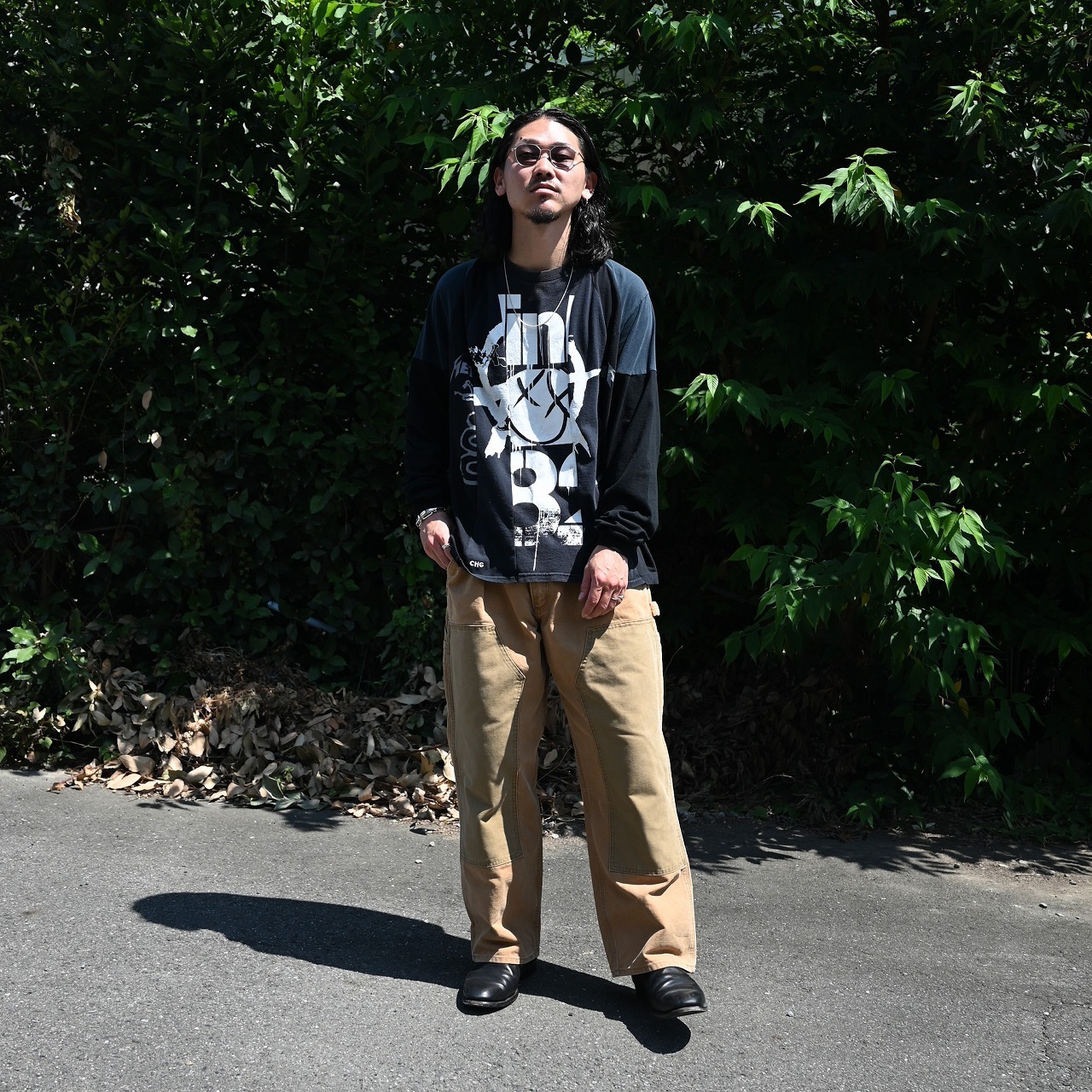 CHANGES(チェンジーズ)RAGLAN SLEEVES L/S TEE MULTI カジュアルスタイル