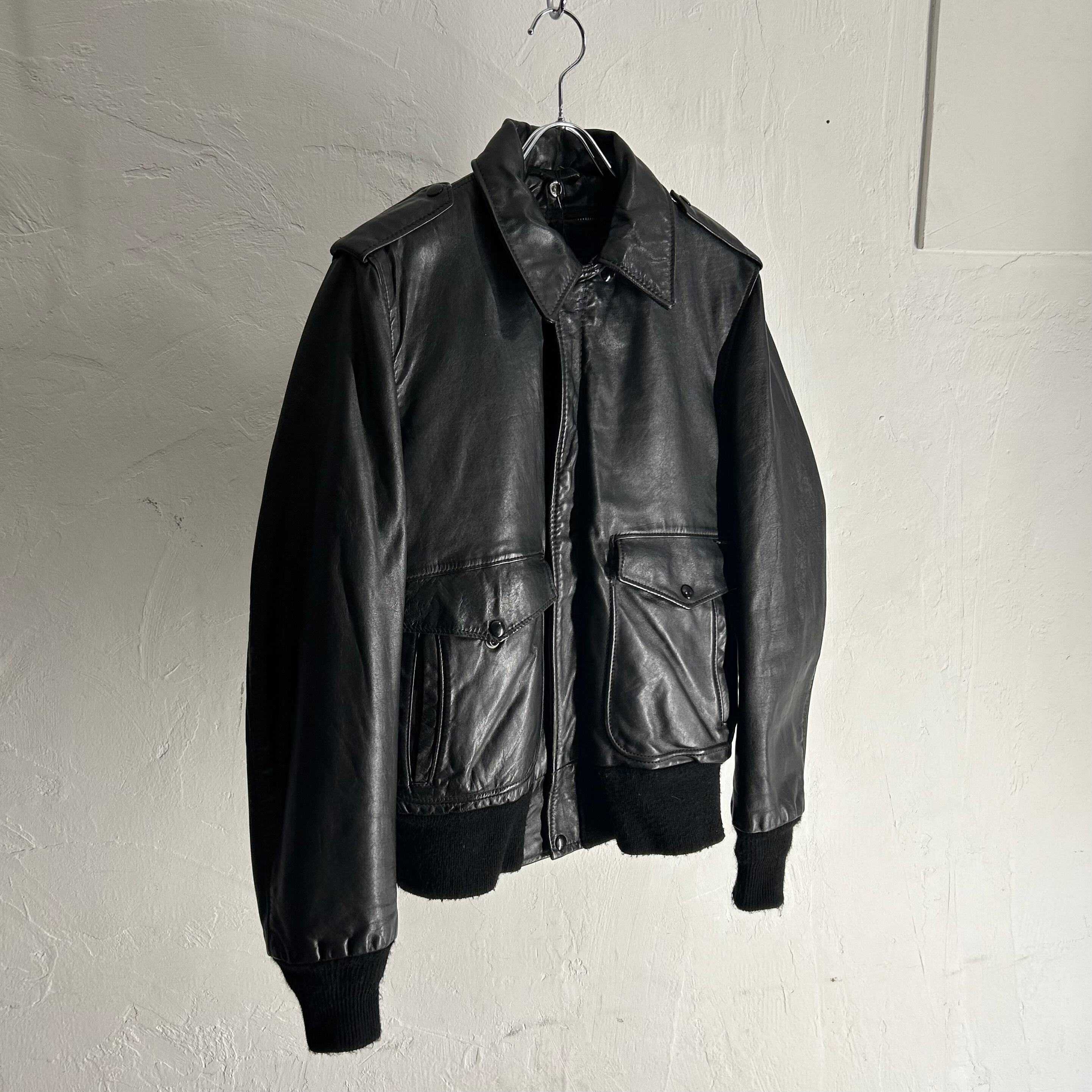 70s~80s Schott A-2 Type Cow Leather Jacket USA製 | VOLAR