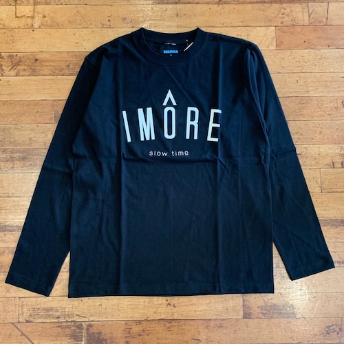 IMORE L/S Tee Black (リブなし)/ TORTUGAオリジナル