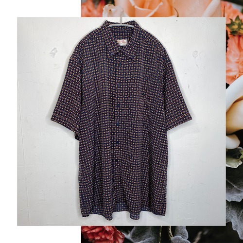 used 16004：print shirt