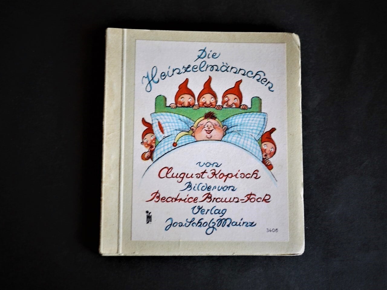 ヴィンテージミニ絵本 Heinzelmännchen(ハインツェルメンヒェン) 手のひら絵本