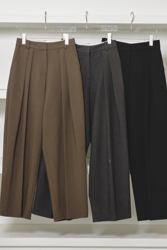 TODAYFUL Bonding Wide Trousers ボンディングワイドトラウザーズ