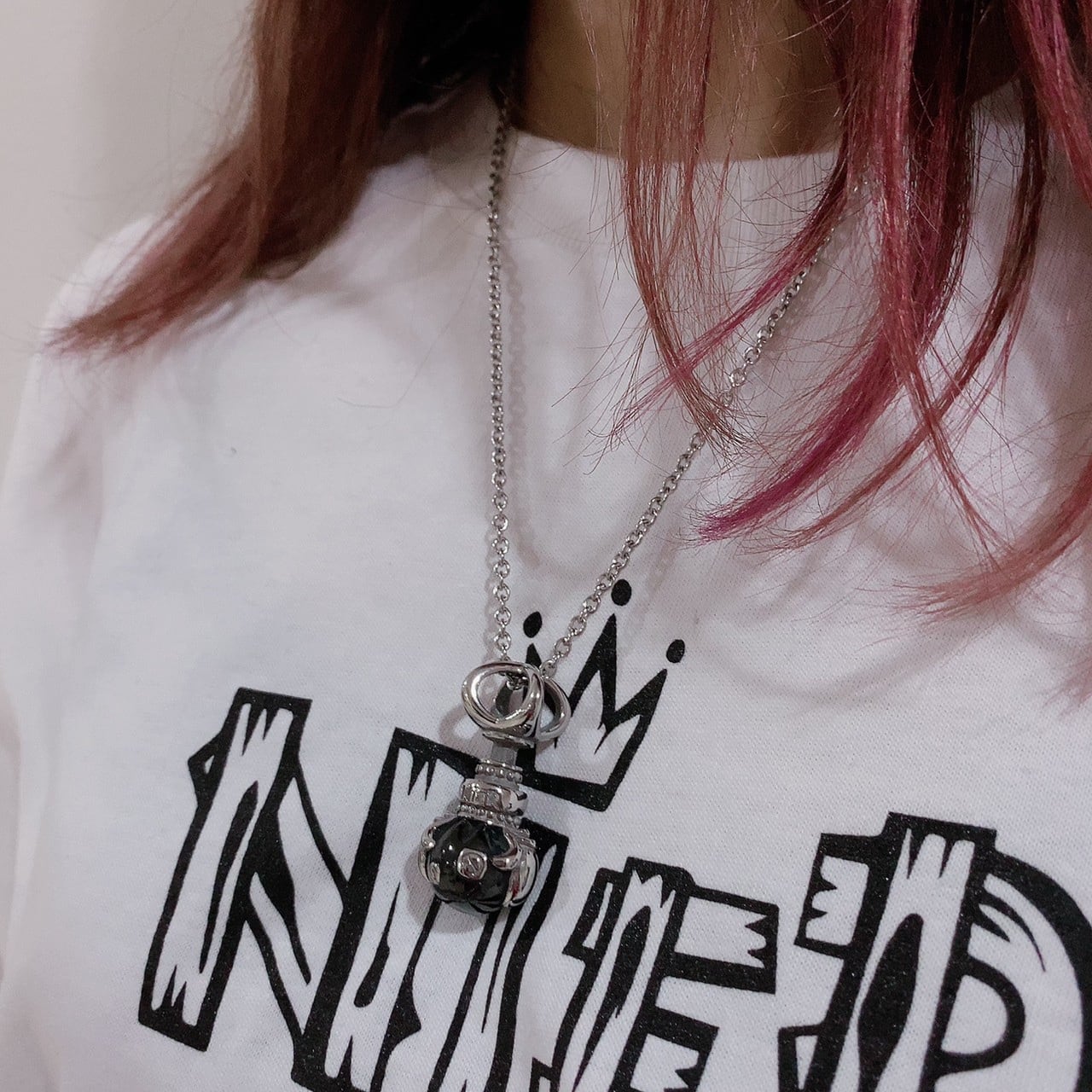 NieR BLACK FACE NECKLACE ブラック フェイス ネックレス