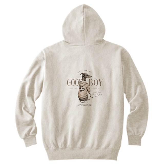 キッズ用≪GOOD BOY≫ジップアップライトパーカー01