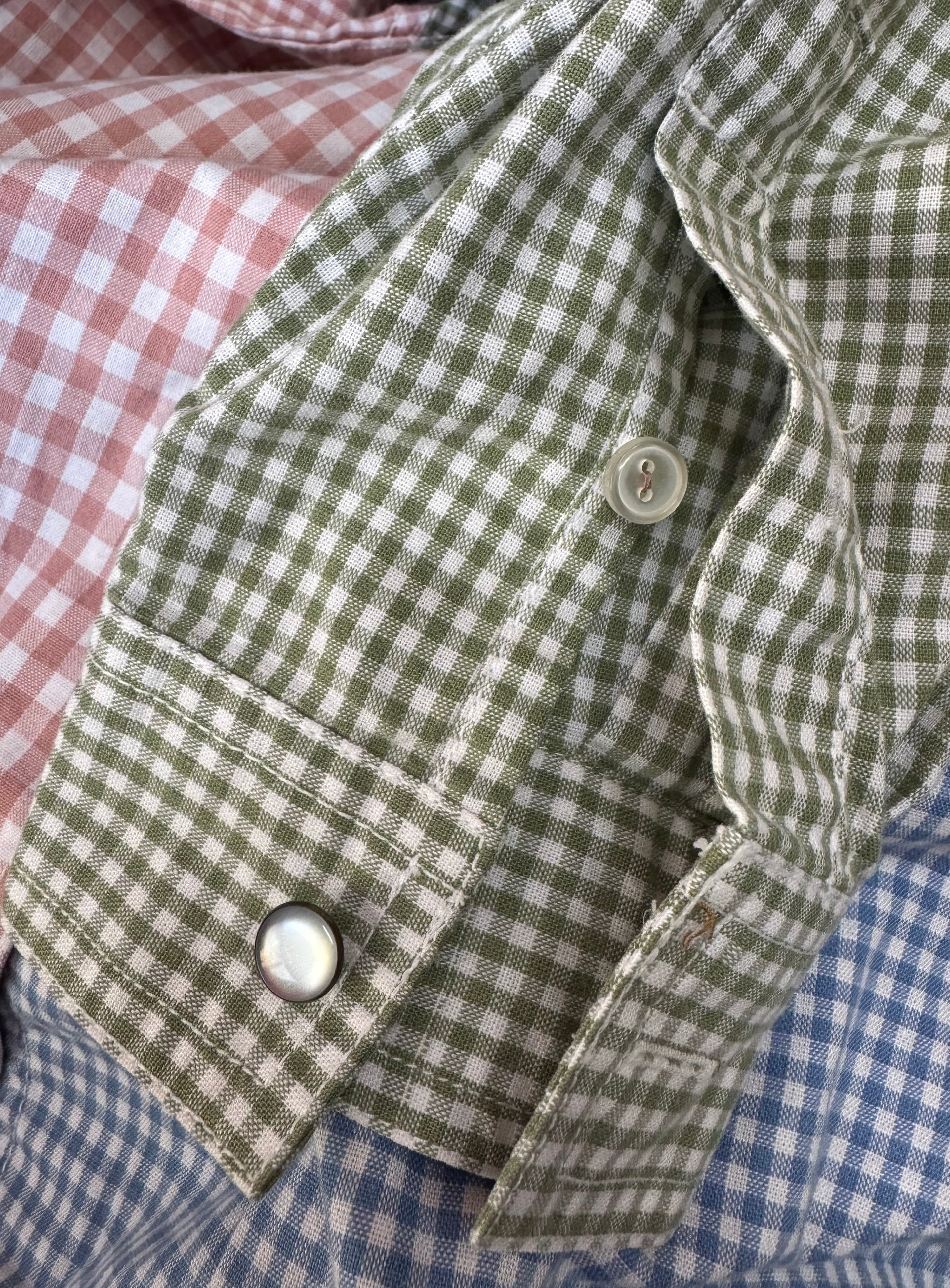 90s Gingham Check Shirt 728 | channuosaka