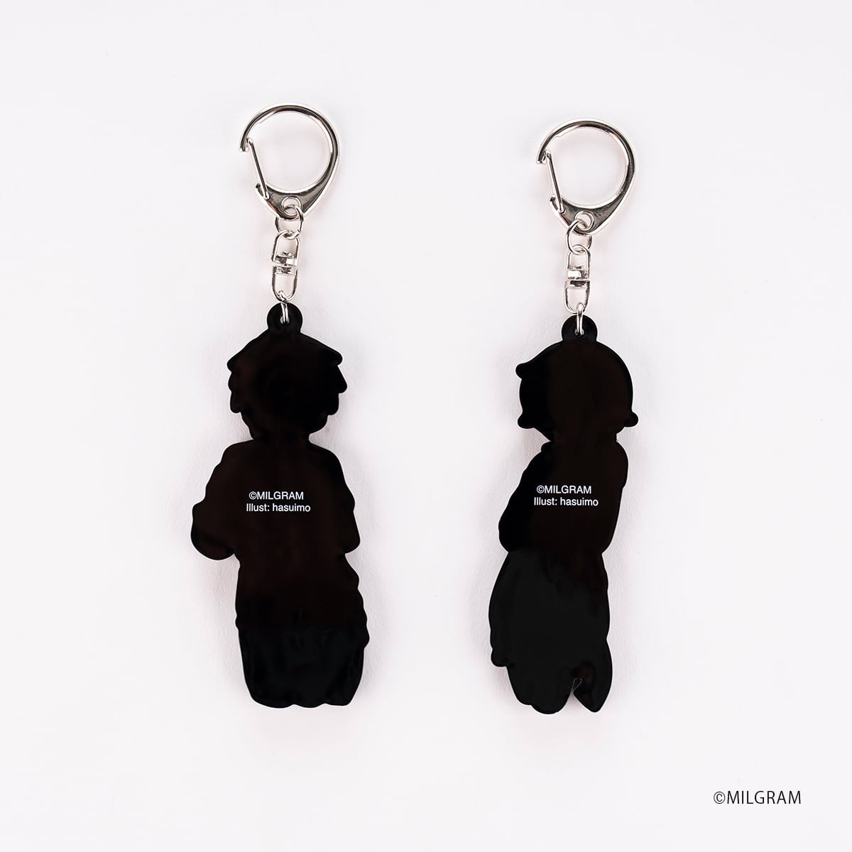 MILGRAM】フータ&ムウ 第一審ラバーキーホルダーセット MILGRAM】フータ&ムウ 第一審ラバーキーホルダーセット