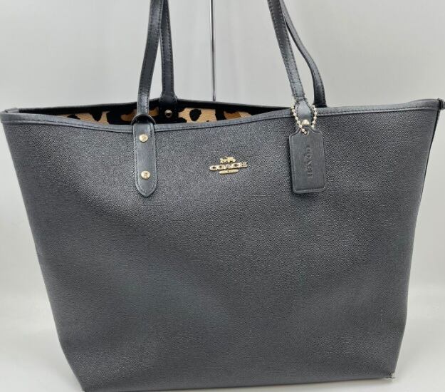 Coach ブラック トートバッグ | Vintage & Select store Tsuchiya & Co.