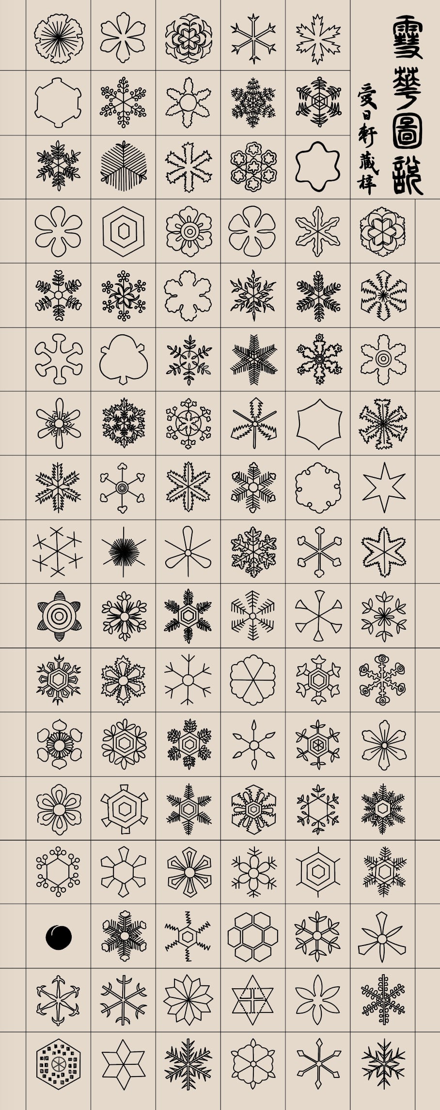 雪華図説 | 手ぬぐい INAHO