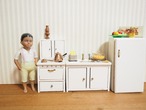 木製 ホワイトのキッチン家具 4点セット 画像16