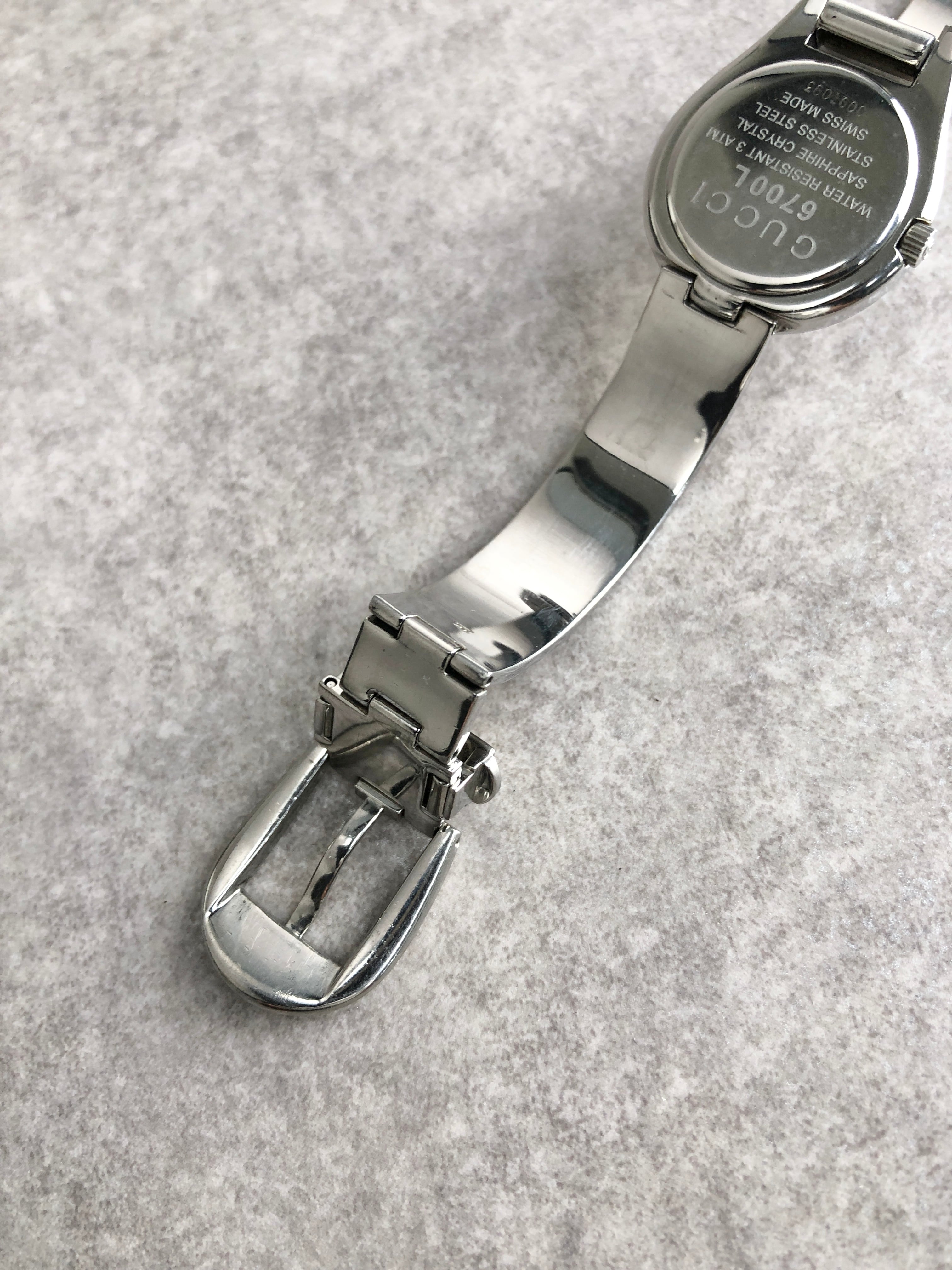 GUCCI グッチ 腕時計 シルバー ステンレススチール 6700L クウォーツ