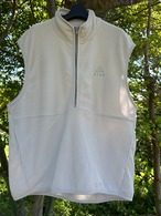 ogawayohei logo フリースベスト　lightgray XL
