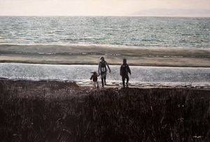初秋　琴弾公園の海.    -Early autumn, the sea at Kotobiki Park-