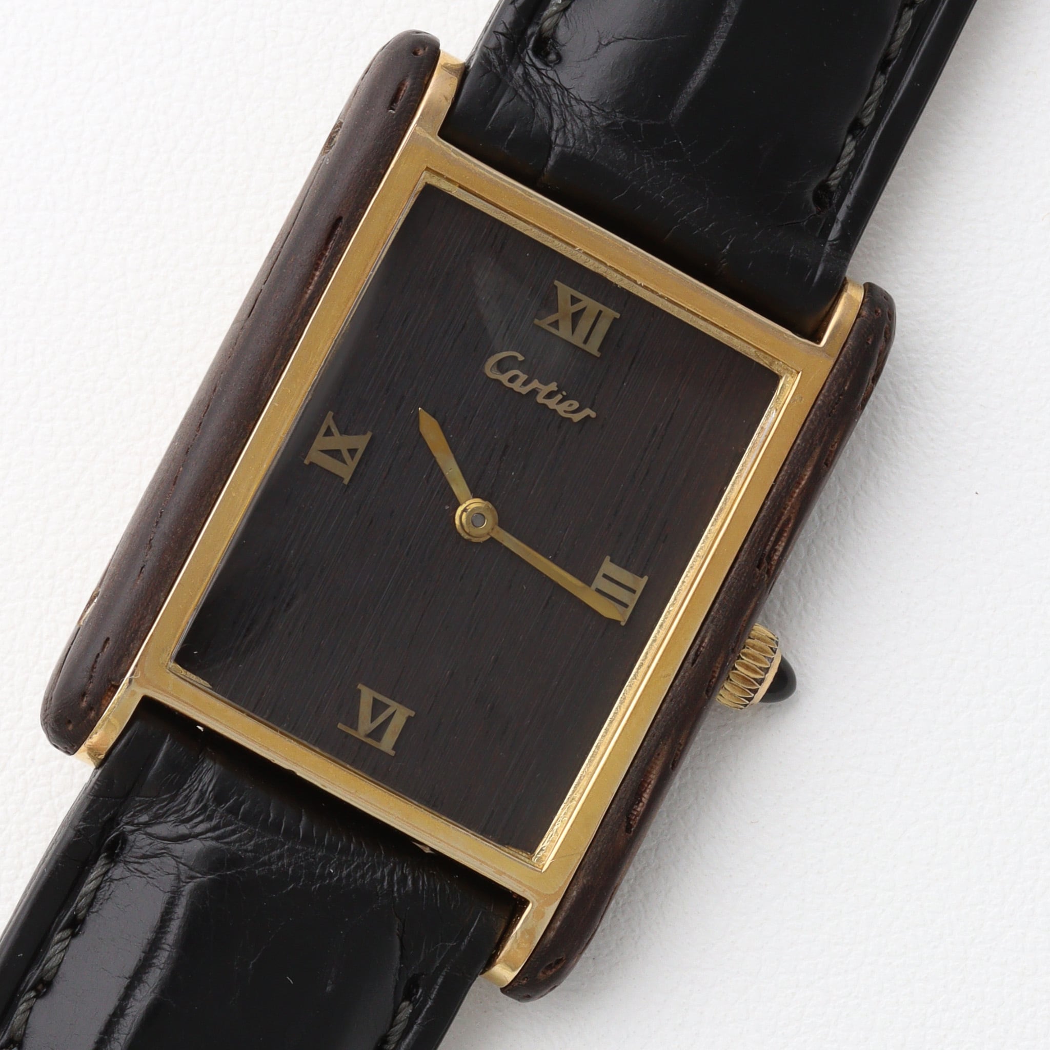 カルティエ オーガニックタンクウッド ref.216117 手巻き