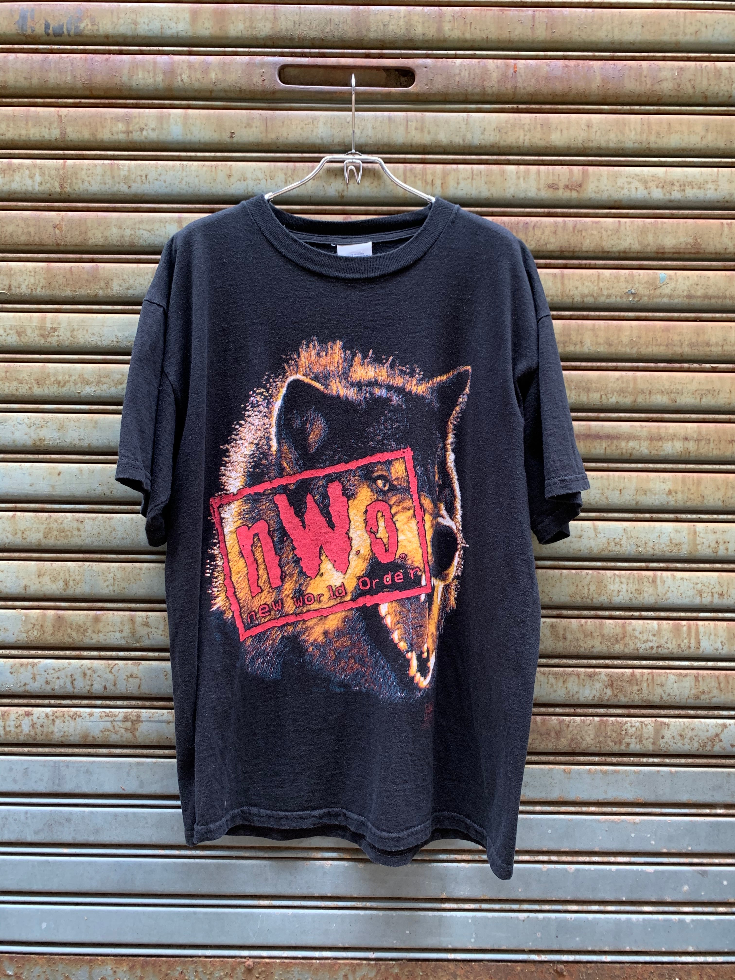 90s nWo new world order ニューワールドオーダー プロレス Tシャツ L ...