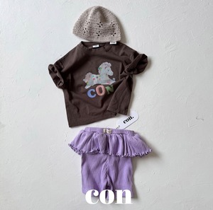 【con】サマーレギンス パープル 70~100cm