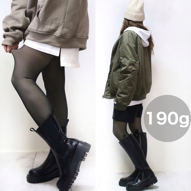 フェイクタイツ／ブラック