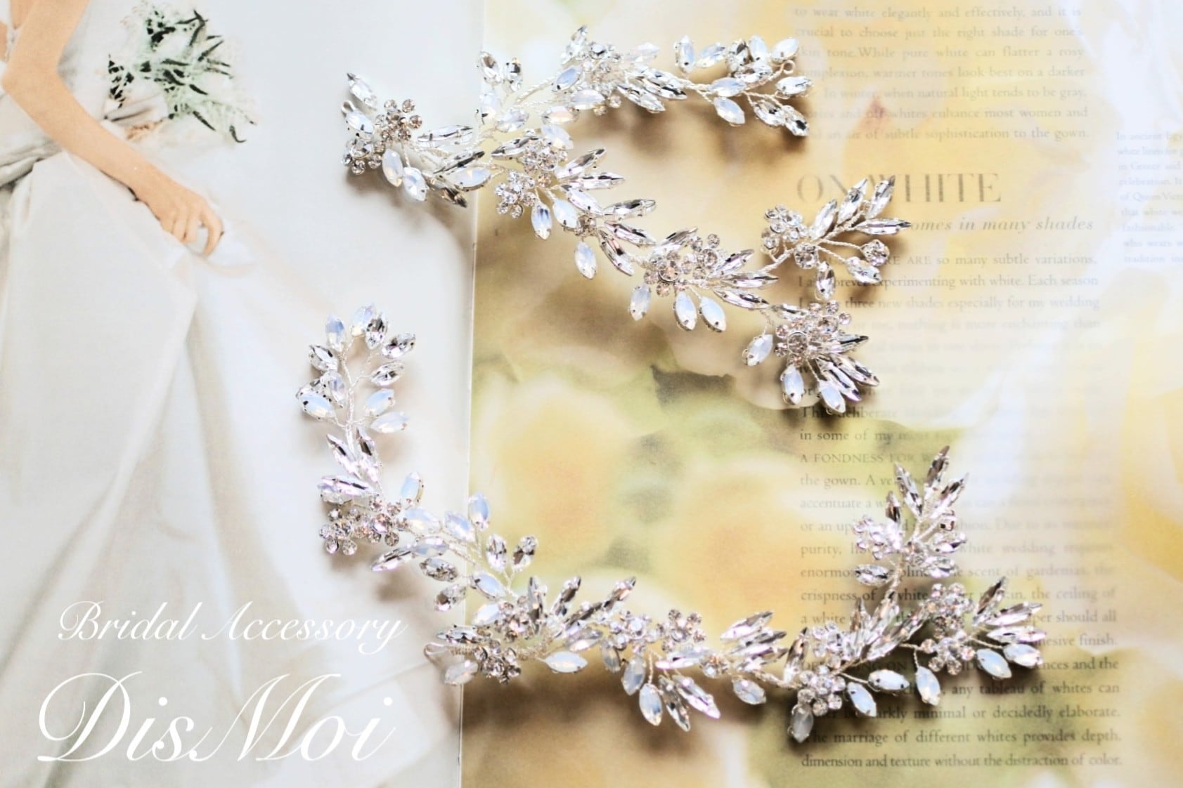 ヘッドドレス half ~ブライダルヘッドドレス~ ≪HDH-20 ヘッドドレス half ~ブライダルヘッドドレス~ ≪HDH-20