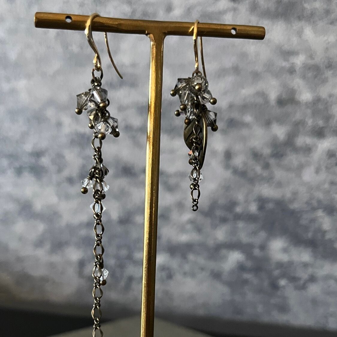 Crystal earrings【long】