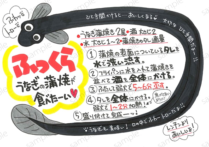 レシピ・ふっくらうなぎの蒲焼