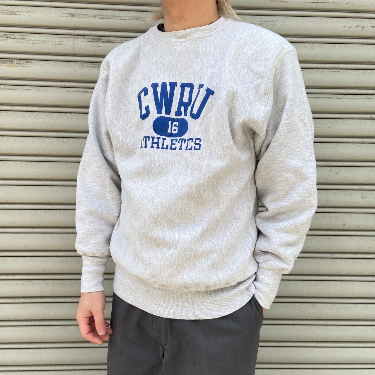 90s Champion リバースウィーブスウェット　3段カプセル　カレッジ　L