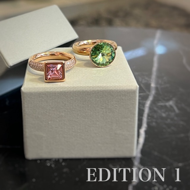 QUDO リングセット スクエア・ハート型 QUDO リングセット スクエア・ハート型 Outlet | qudo-japan