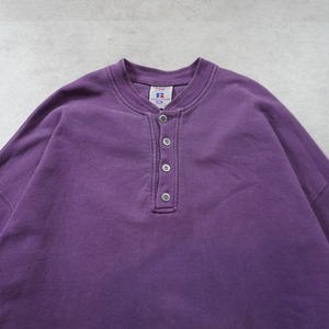 90s Russell Athletic henry neck sweatshirt "made in USA" XXL 古着