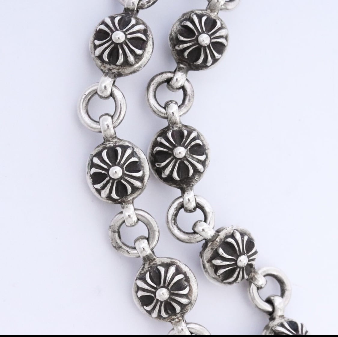 CHROME HEARTS クロスボール ウォレットチェーン #2 2クリップ ロング