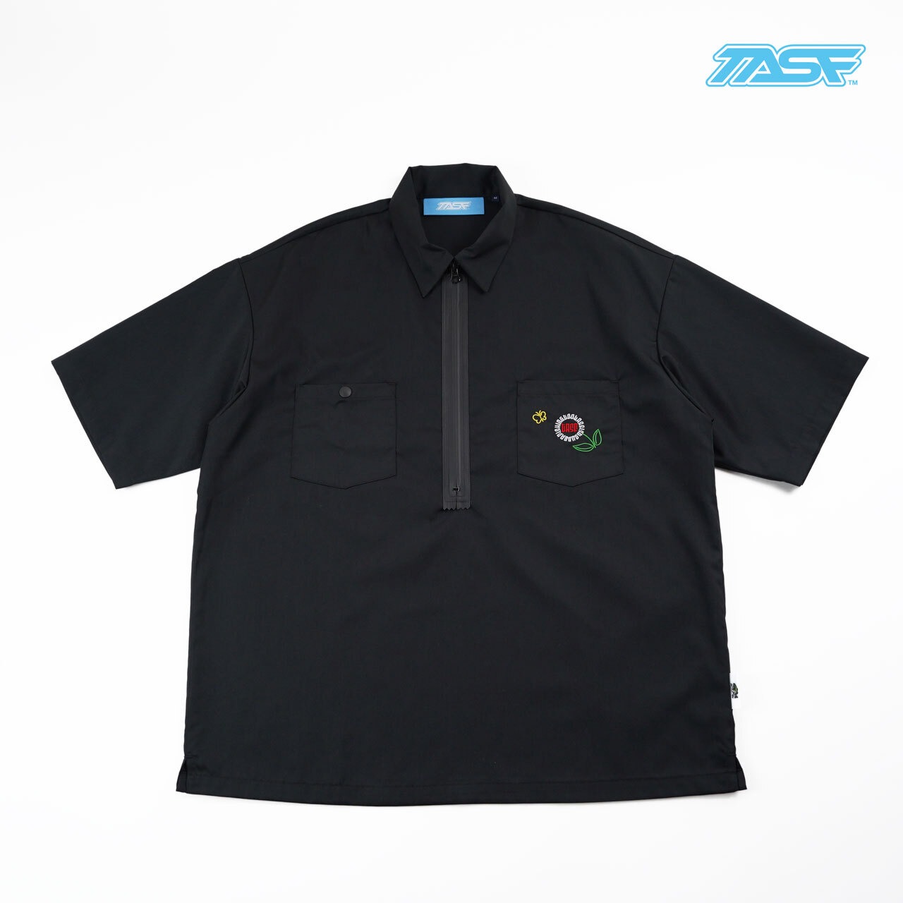 50%OFF!!　TASF  /   TASFlower Shirt  /  Black