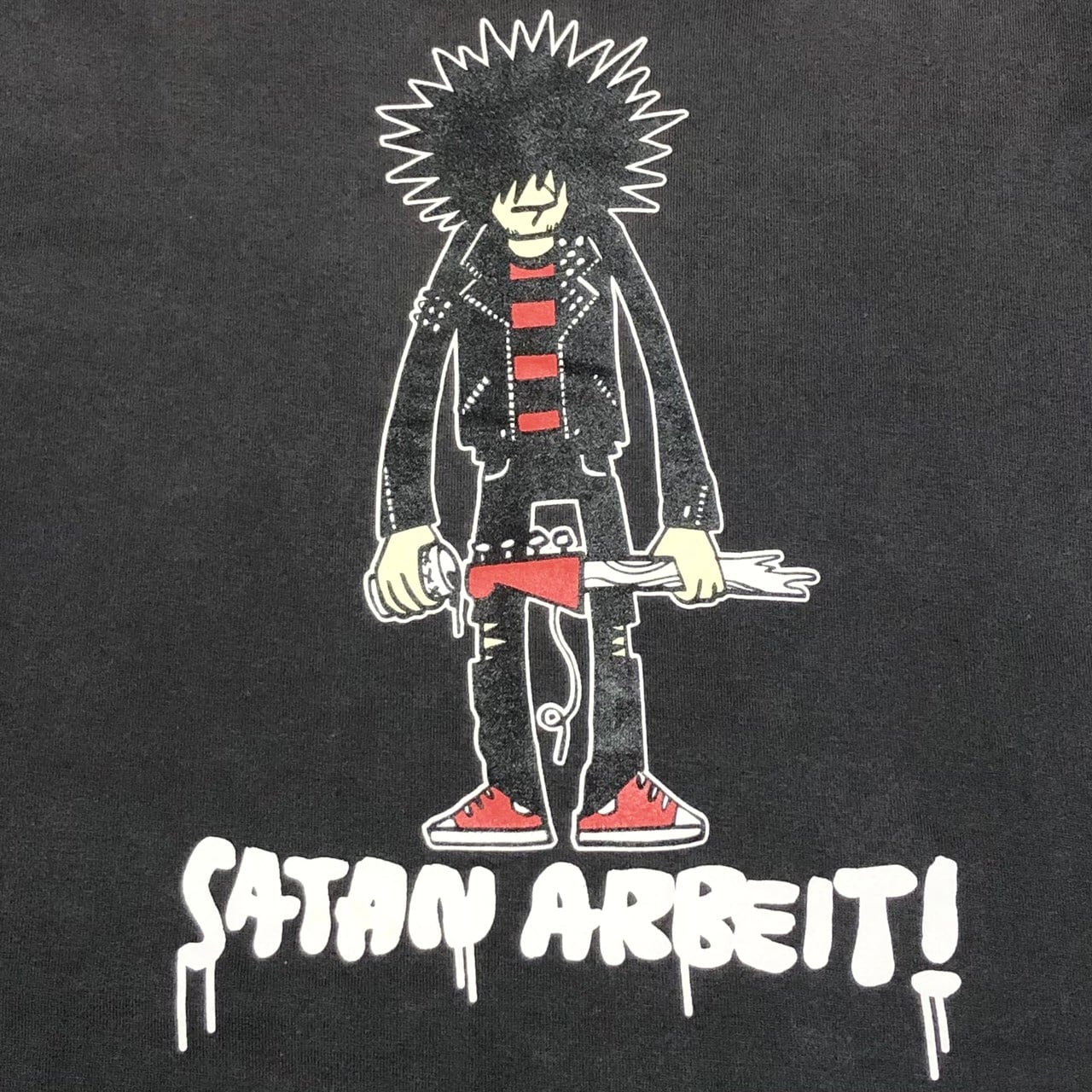 90s SATAN ARBEIT サタンアルバイト パンク Tシャツ ストリート 裏原 ...