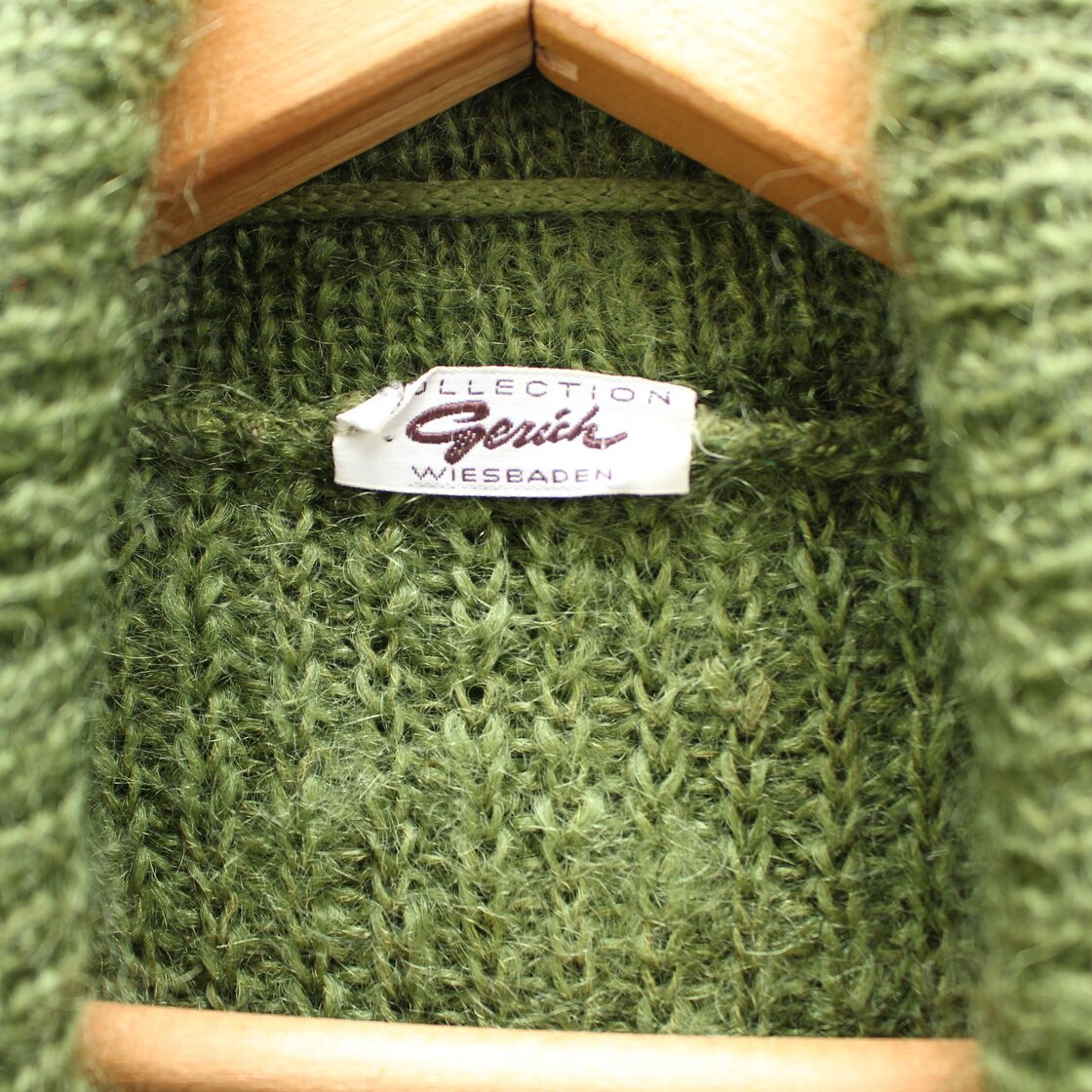 EU VINTAGE DESIGN MOHAIR KNIT LONG CARDIGAN/ヨーロッパ古着デザイン 