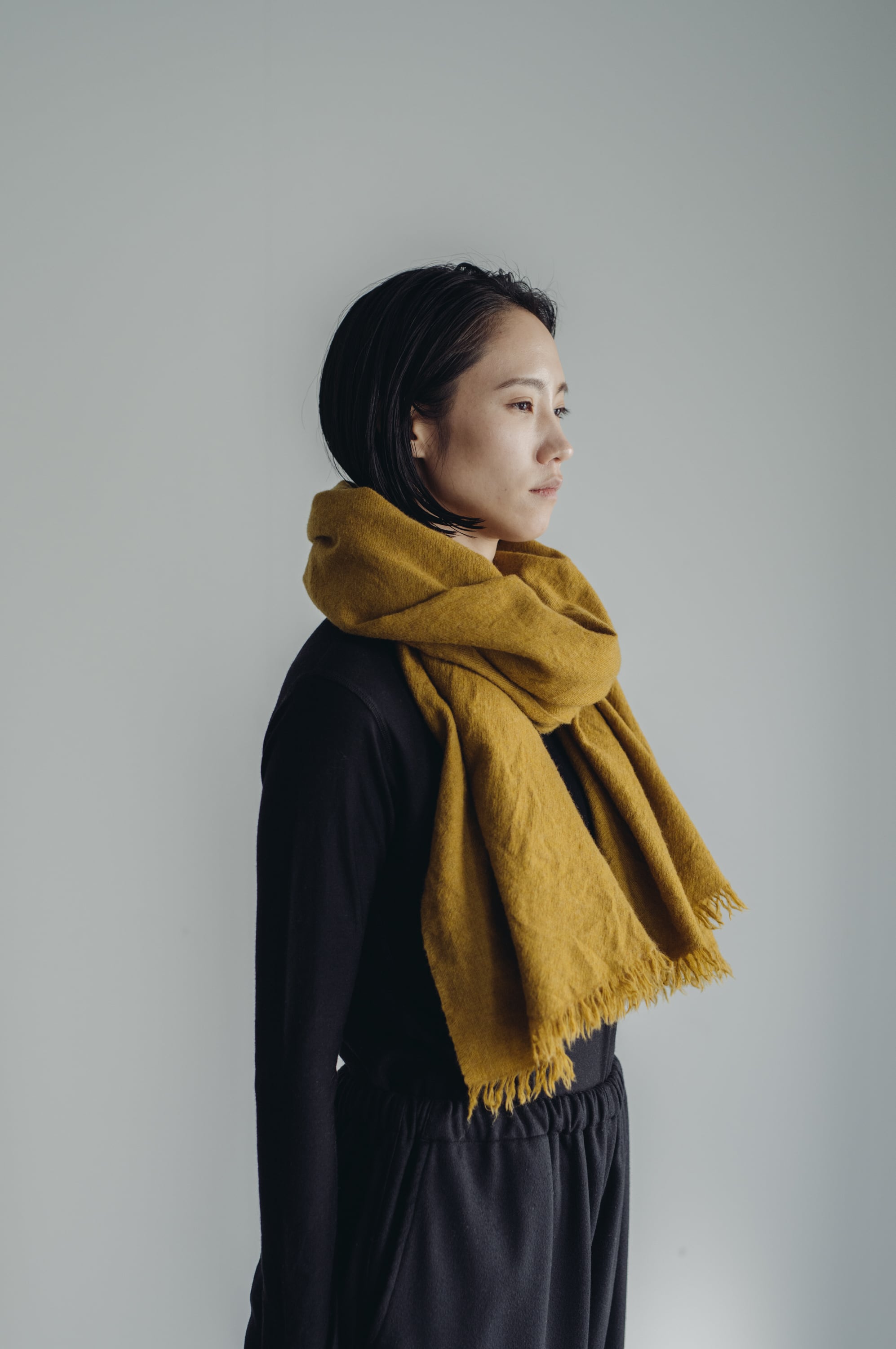 02451-2 light stole / mustard