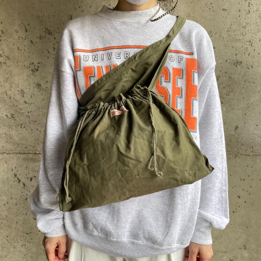 ET395 本物 実品 アメリカンレッドクロス エプロンバッグ 40s  