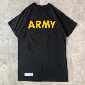 US ARMY トレーニング　Tシャツ アメリカ軍　実物　ブラック