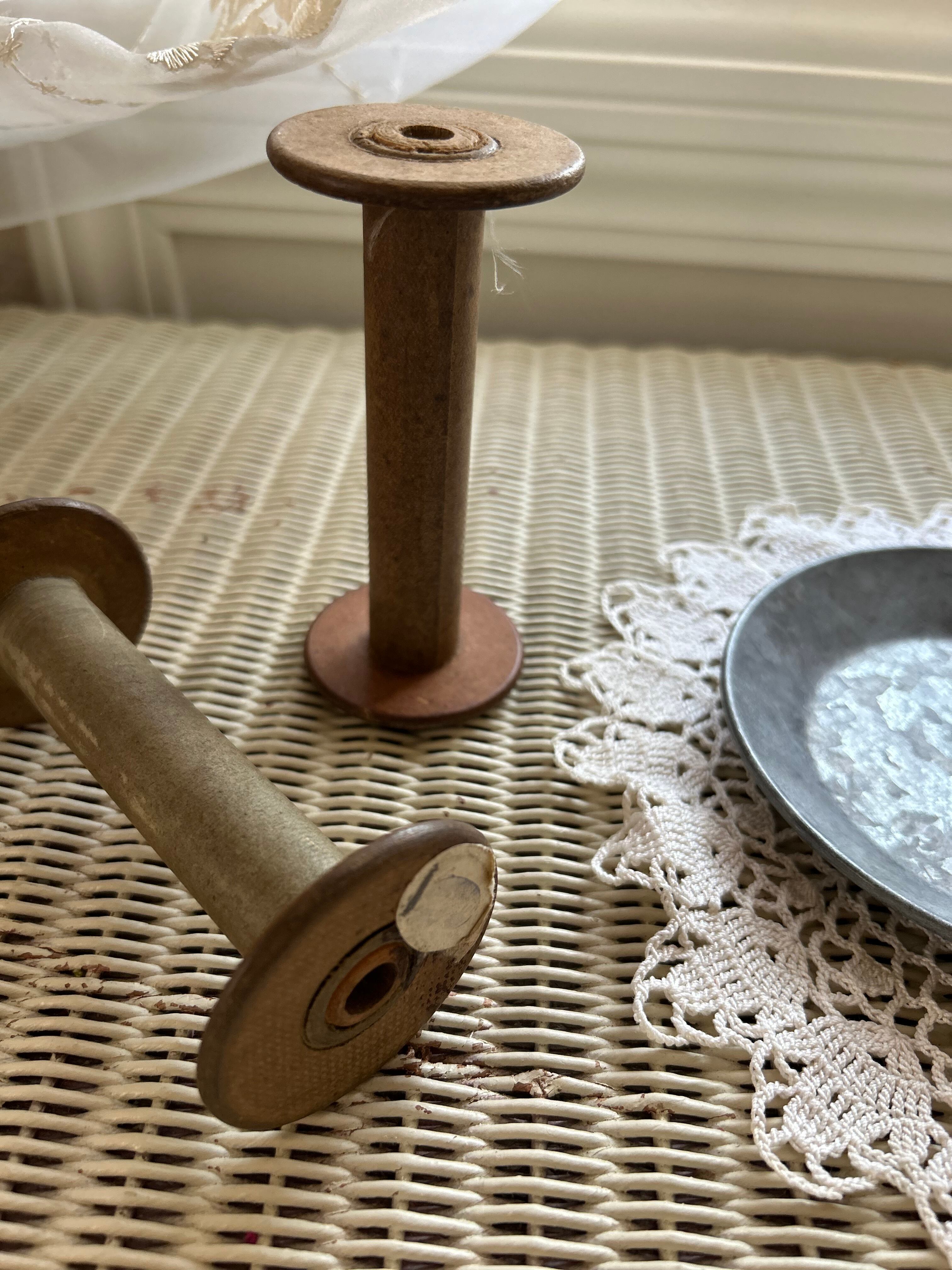 フランスアンティーク 糸巻き スプール 約10.7cm ブロカント 蚤の市 メルスリー ディスプレイ小物 店舗什器 インテリア小物