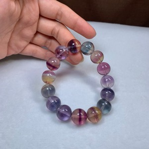 3.レア✩可愛いグラデーションフローライトブレスレット