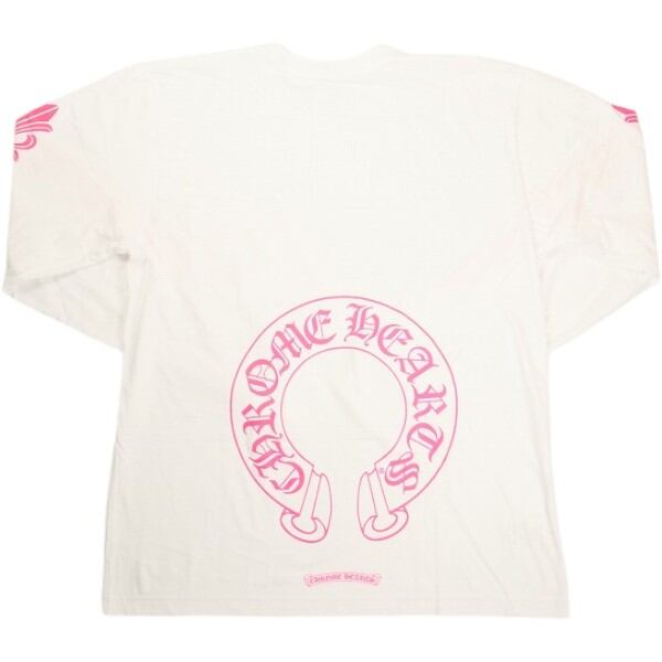 Size【XL】 CHROME HEARTS クロム・ハーツ HORSESHOE L/S TEE WHITE